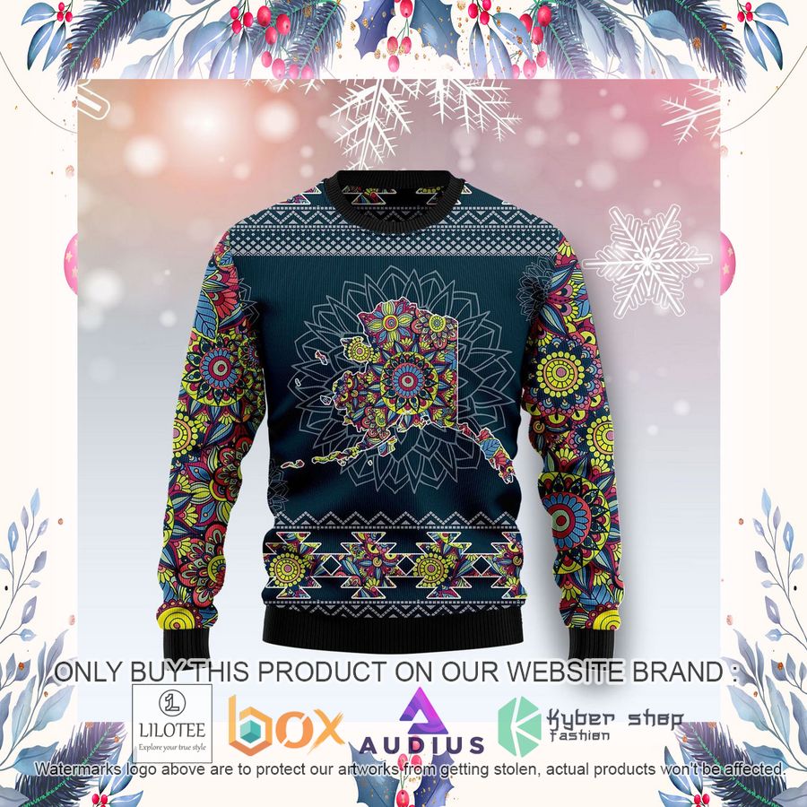 Alaska Blue Mandal Ugly Christmas Sweater 10 alaska blue mandal ugly christmas sweater 10 59226