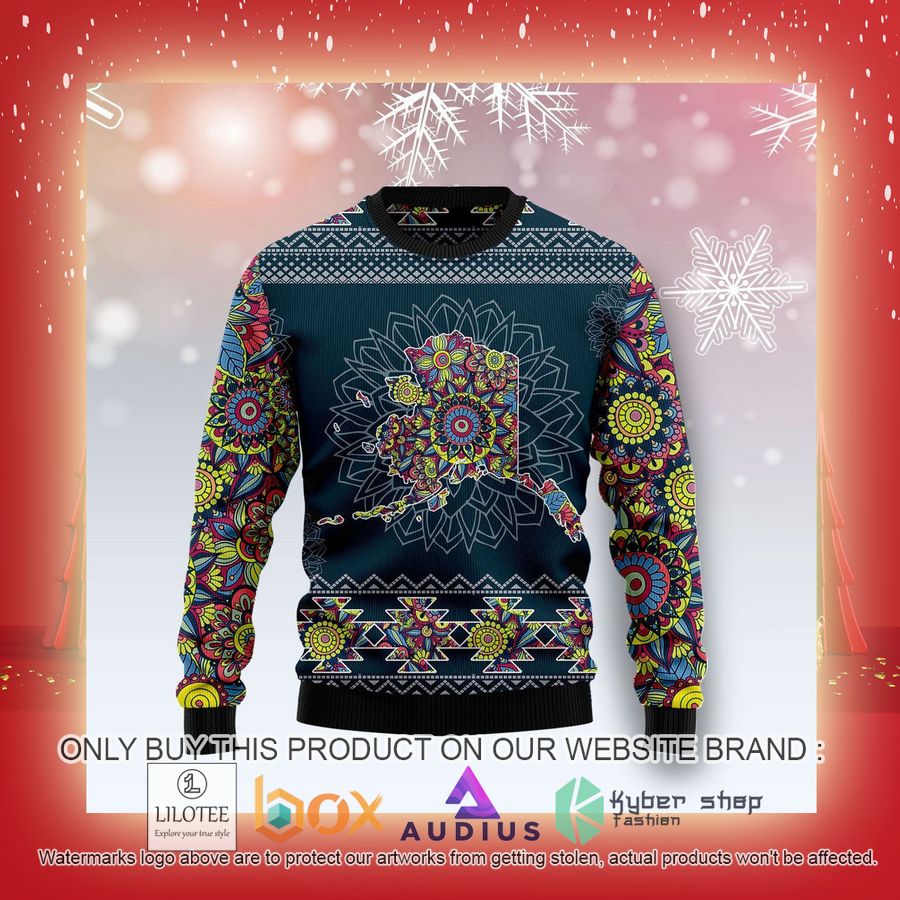 Alaska Blue Mandal Ugly Christmas Sweater 7 alaska blue mandal ugly christmas sweater 7 99408