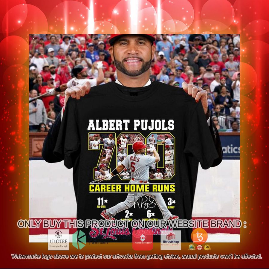 HOT Albert Pujols 700 Career Home Run St. Louis Cardinals 2D Hoodie, Shirt 4 albert pujols 700 career home run st louis cardinals 2d shirt hoodie 3 71797