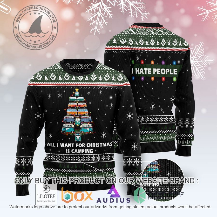 All I Want For Christmas Is Camping Ugly Christmas Sweater 3 all i want for christmas is camping ugly christmas sweater 3 35765