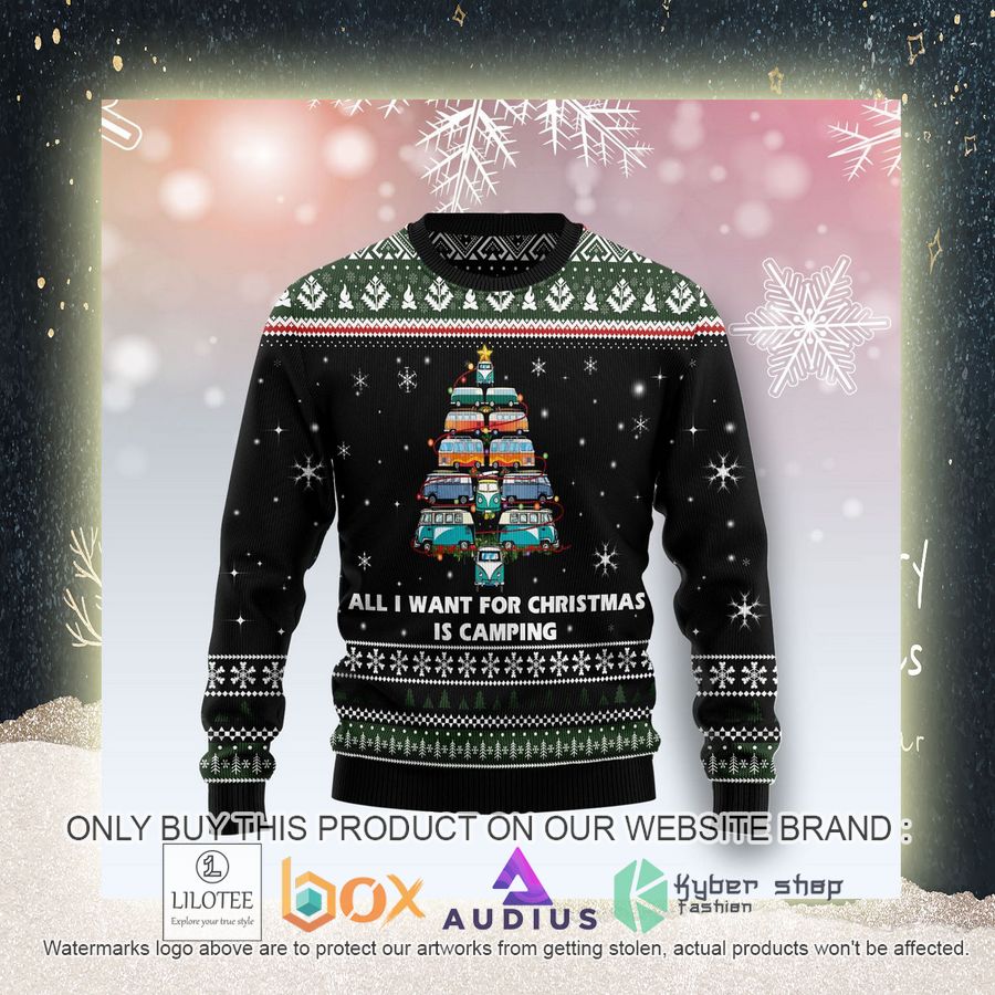 All I Want For Christmas Is Camping Ugly Christmas Sweater 4 all i want for christmas is camping ugly christmas sweater 4 96670