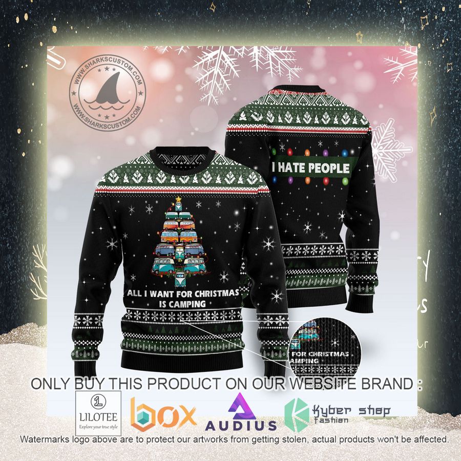 All I Want For Christmas Is Camping Ugly Christmas Sweater 6 all i want for christmas is camping ugly christmas sweater 6 41840