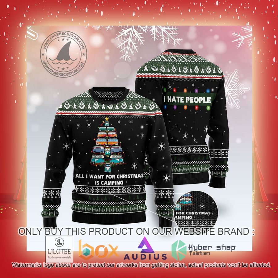 All I Want For Christmas Is Camping Ugly Christmas Sweater 9 all i want for christmas is camping ugly christmas sweater 9 12571