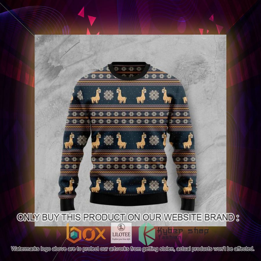 Amazing Llama Ugly Christmas Sweatshirt 3 amazing llama ugly christmas sweatshirt 3 74714