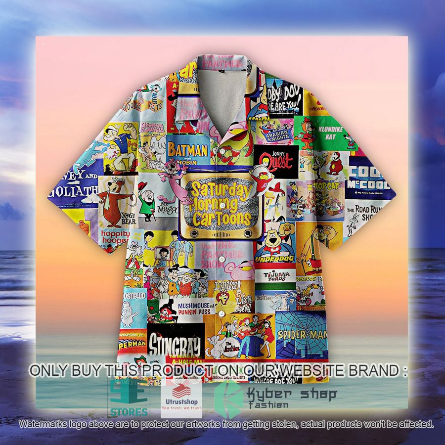 NEW Amazing Saturday Morning Cartoons Hawaii Shirt 5 amazing saturday morning cartoons hawaiian shirt 5 40705