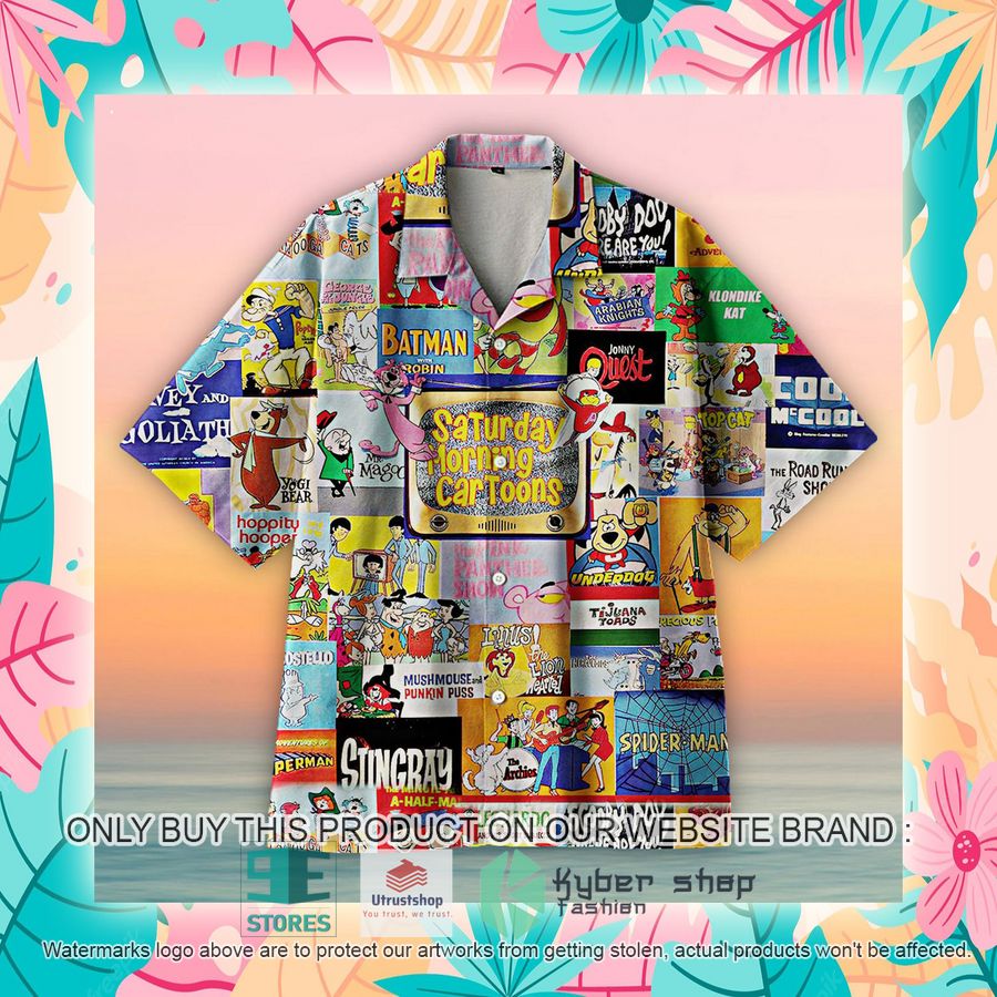 NEW Amazing Saturday Morning Cartoons Hawaii Shirt 7 amazing saturday morning cartoons hawaiian shirt 7 62409