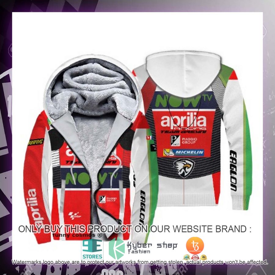 HOT Aprillia Scott Redding Racing Motogp Fleece Zipper Hoodie 2 aprillia scott redding racing motogp fleece hoodie 2 39378