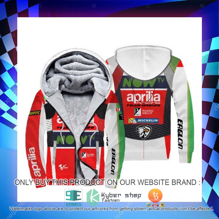 HOT Aprillia Scott Redding Racing Motogp Fleece Zipper Hoodie 4 aprillia scott redding racing motogp fleece hoodie 4 8261
