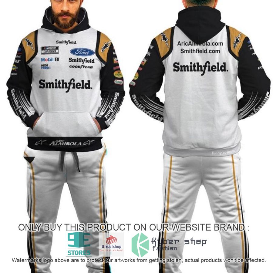 aric almirola nascar 2022 hoodie pants 1 75938
