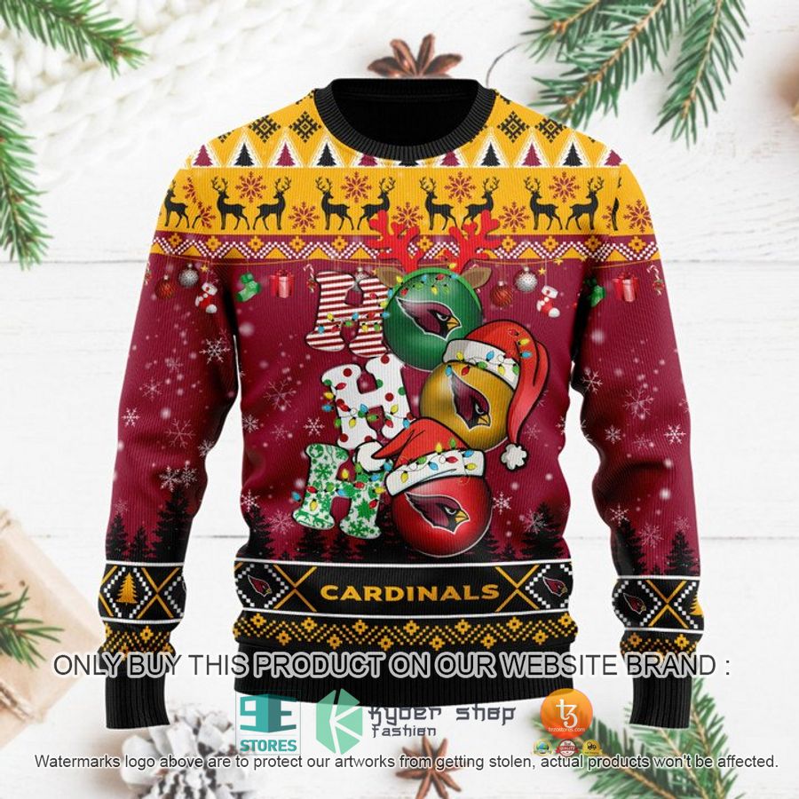 arizona cardinals christmas decor nfl ugly christmas sweater 1 4268