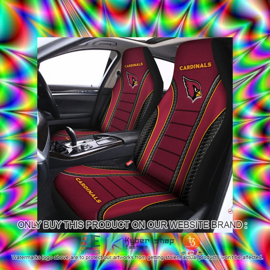 HOT Arizona Cardinals Dark Red Car Seat Covers 3 arizona cardinals dark red car seat covers 3 98050