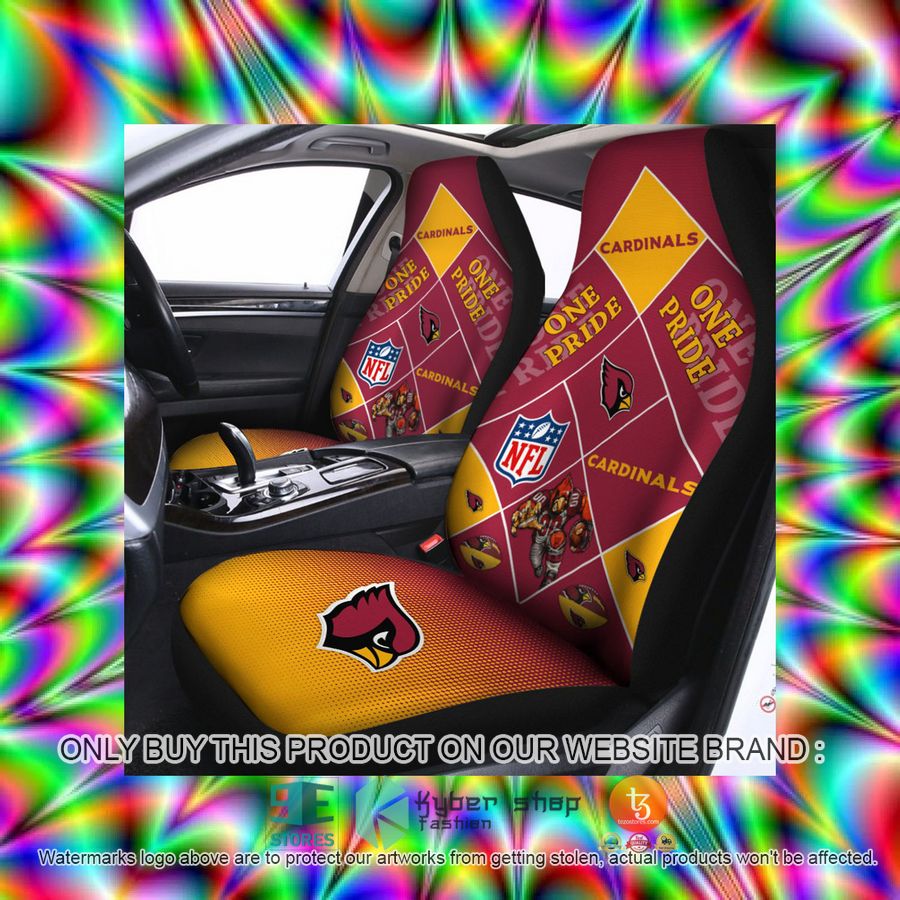 HOT Arizona Cardinals One Pride Car Seat Covers 3 arizona cardinals one pride car seat covers 3 60923