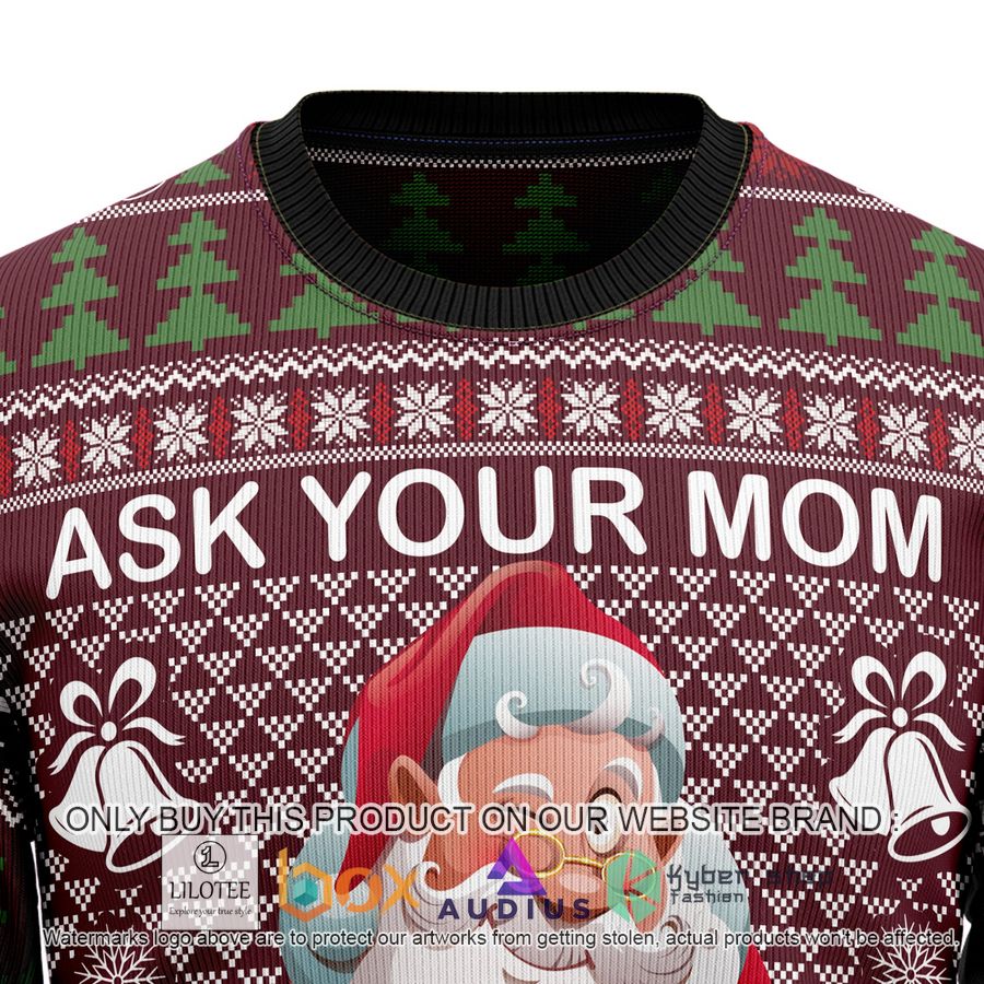 ask your mom if i am real ugly christmas sweater 2 21568