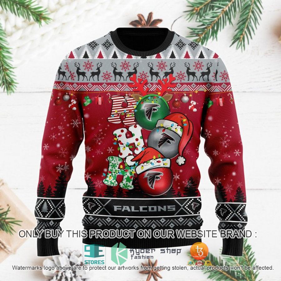 atlanta falcons christmas decor nfl ugly christmas sweater 1 34736