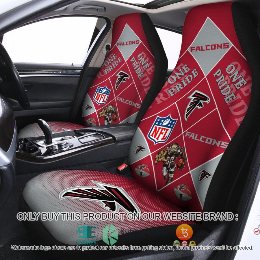 atlanta falcons one pride car seat covers 1 59244
