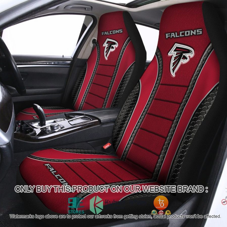 atlanta falcons red car seat covers 1 93646