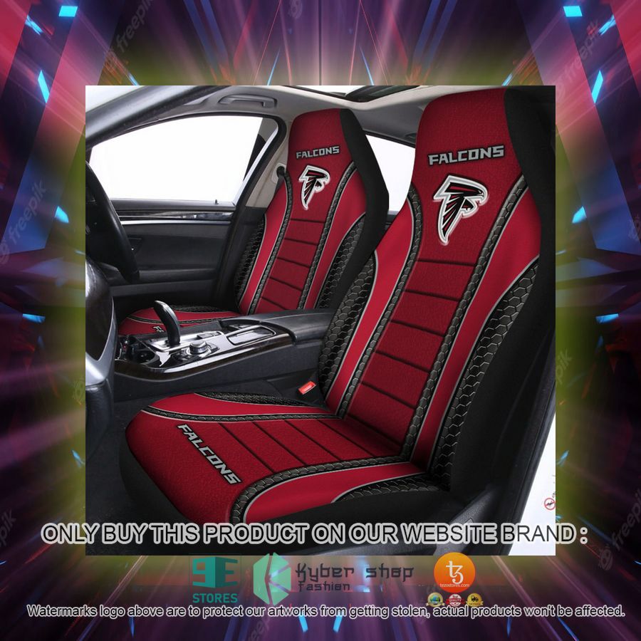 atlanta falcons red car seat covers 2 1232