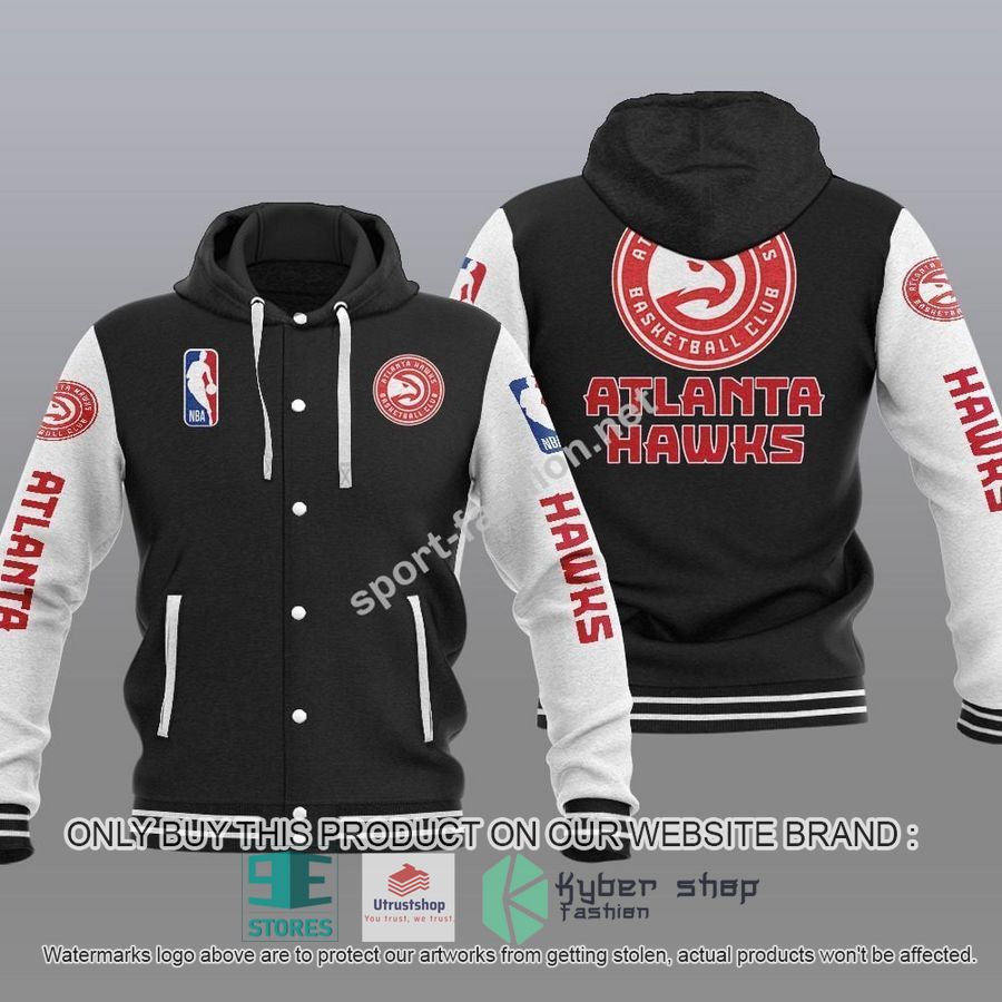 atlanta hawks nba baseball hoodie jacket 1 35483