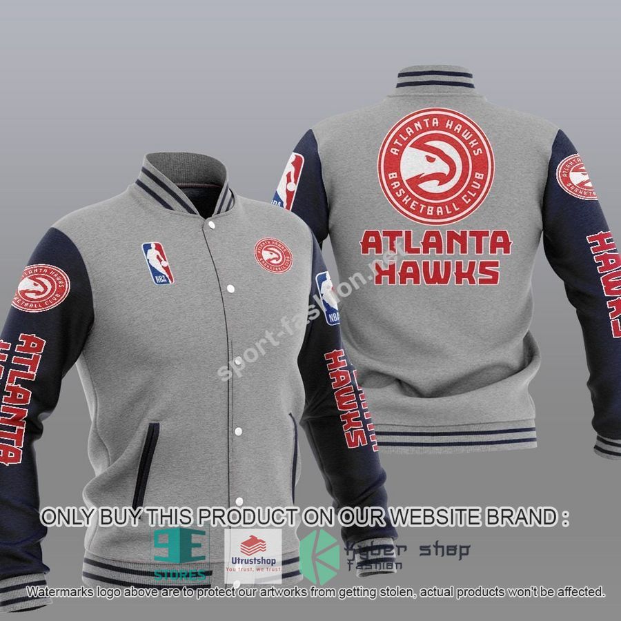 atlanta hawks nba baseball jacket 2 60742