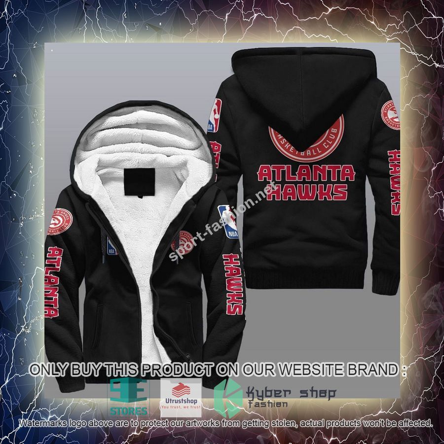 NEW Atlanta Hawks 3D Fleece Hoodie 13 atlanta hawks nba fleece hoodie 13 49683