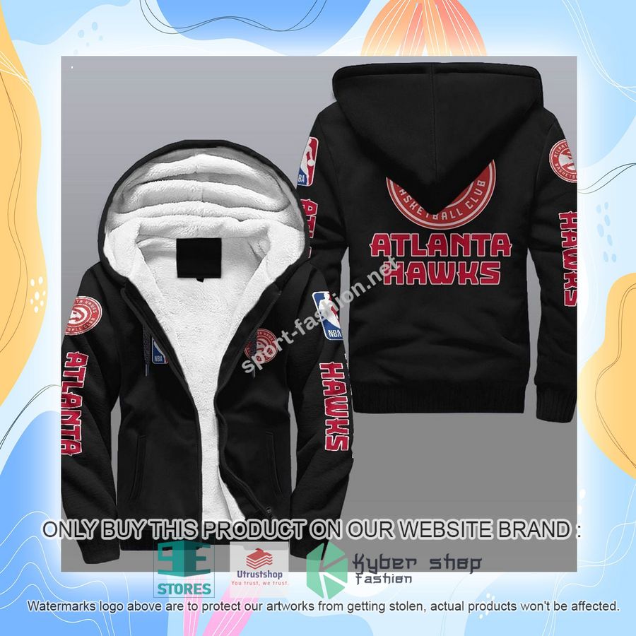 NEW Atlanta Hawks 3D Fleece Hoodie 5 atlanta hawks nba fleece hoodie 5 60005