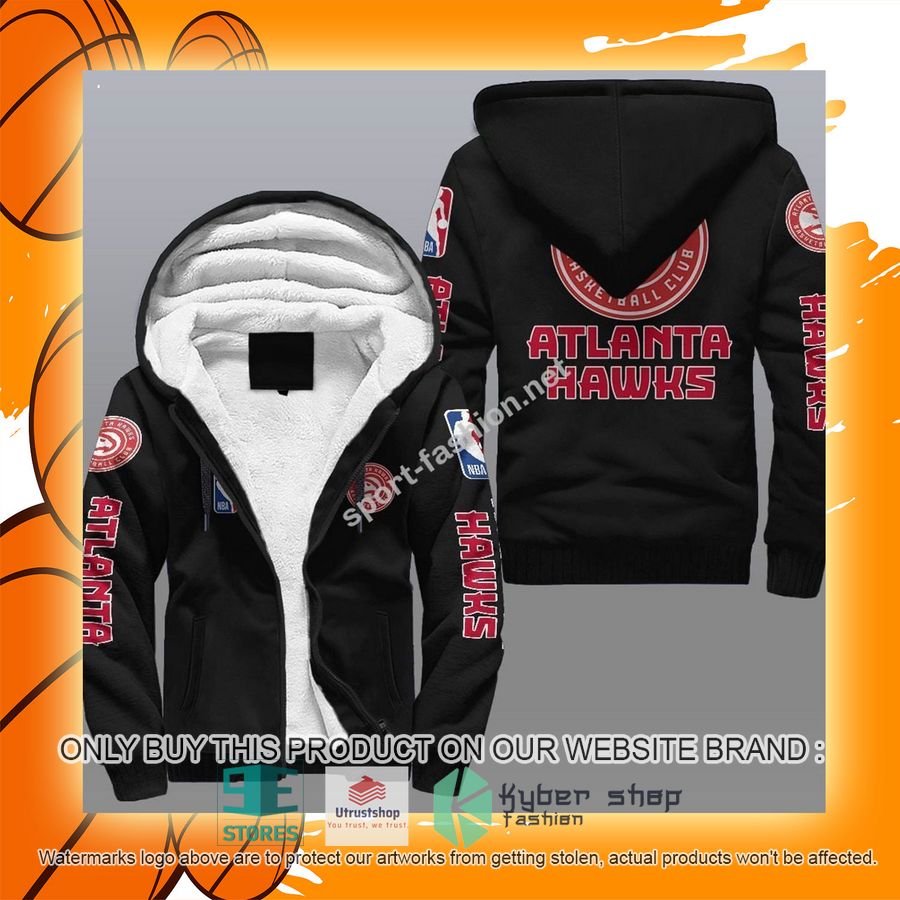 NEW Atlanta Hawks 3D Fleece Hoodie 9 atlanta hawks nba fleece hoodie 9 54554