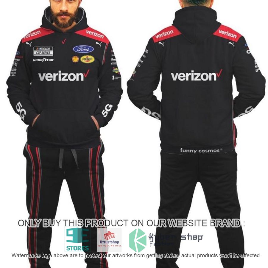 austin cindric nascar 2022 black hoodie pants 1 9899