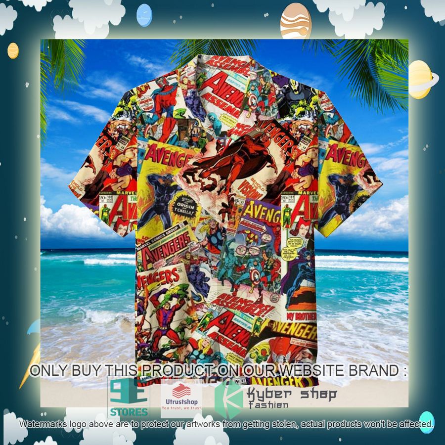 NEW Avengers Marvel Comics Covers Hawaii Shirt 2 avengers marvel comics covers hawaiian shirt 2 67342