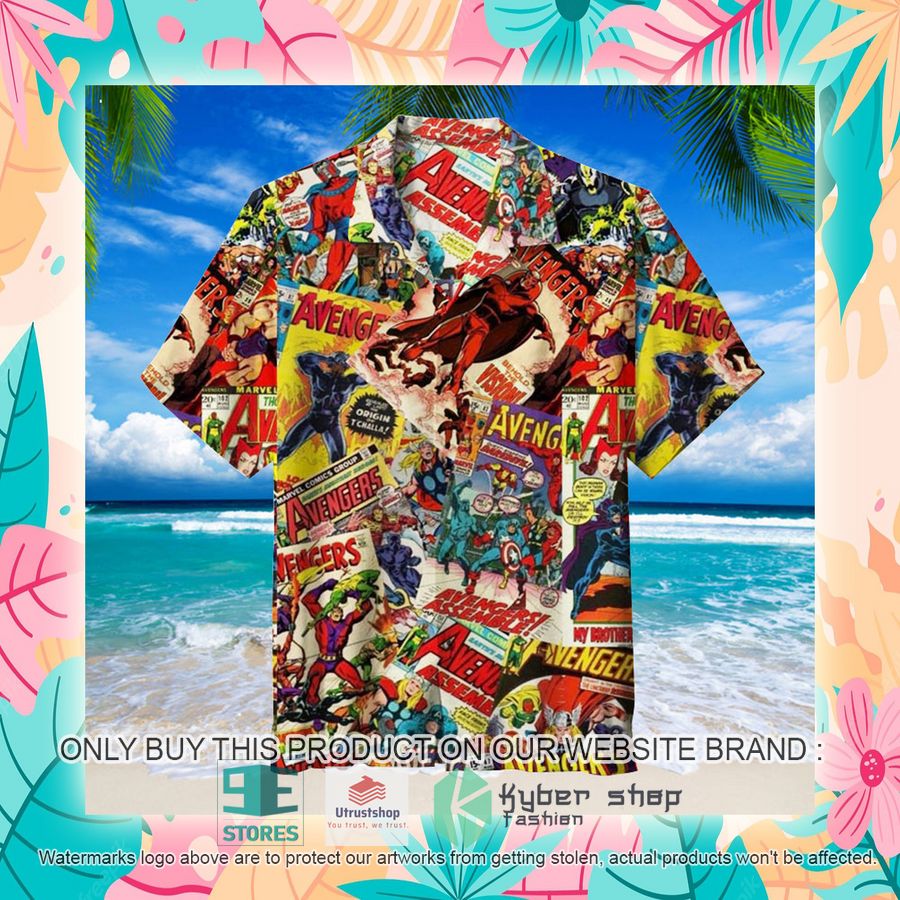 NEW Avengers Marvel Comics Covers Hawaii Shirt 4 avengers marvel comics covers hawaiian shirt 4 42285