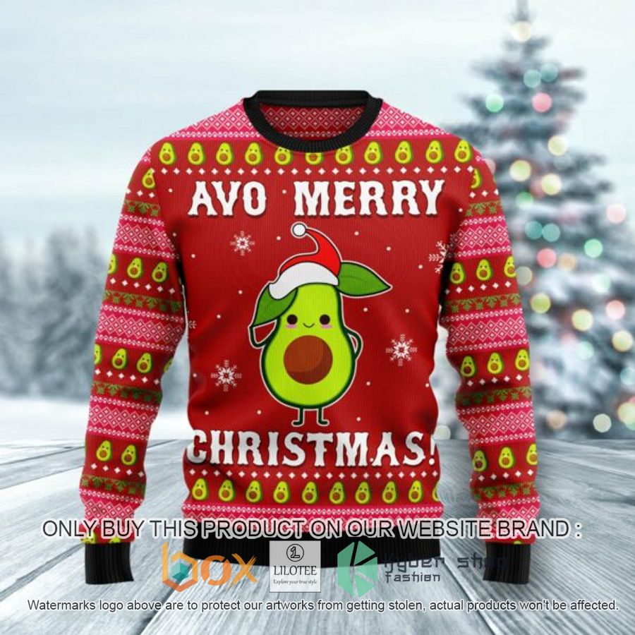 avo merry christmas ugly christmas sweatshirt 1 86298