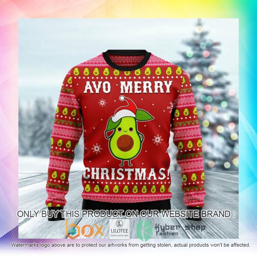 avo merry christmas ugly christmas sweatshirt 2 23884