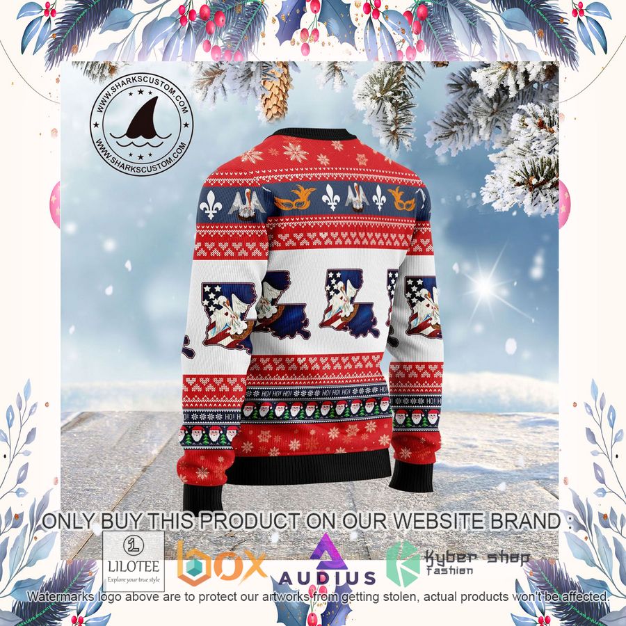 Awesome Louisiana Ugly Christmas Sweater 11 awesome louisiana ugly christmas sweater 11 37013