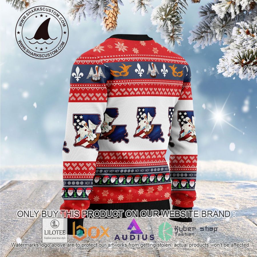 awesome louisiana ugly christmas sweater 2 94184