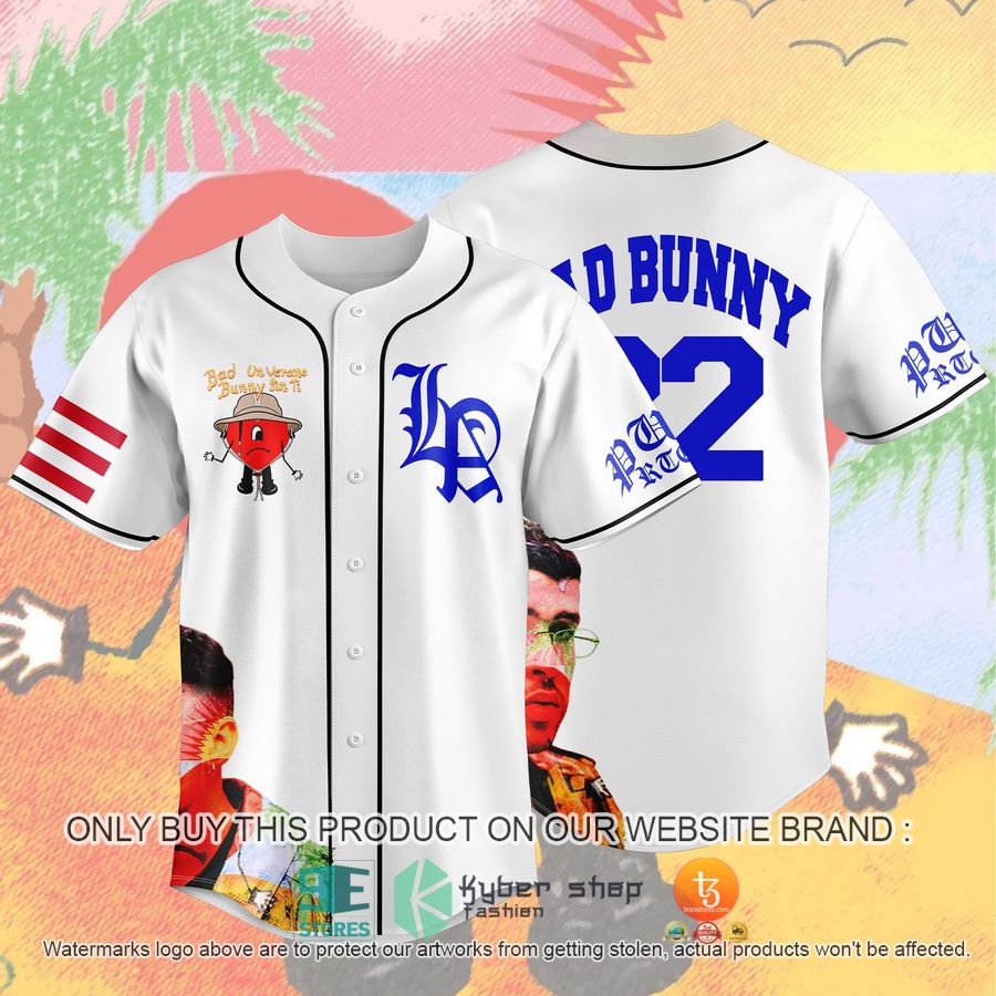 bad bunny la un verano sin ti 22 baseball jersey 1 9278