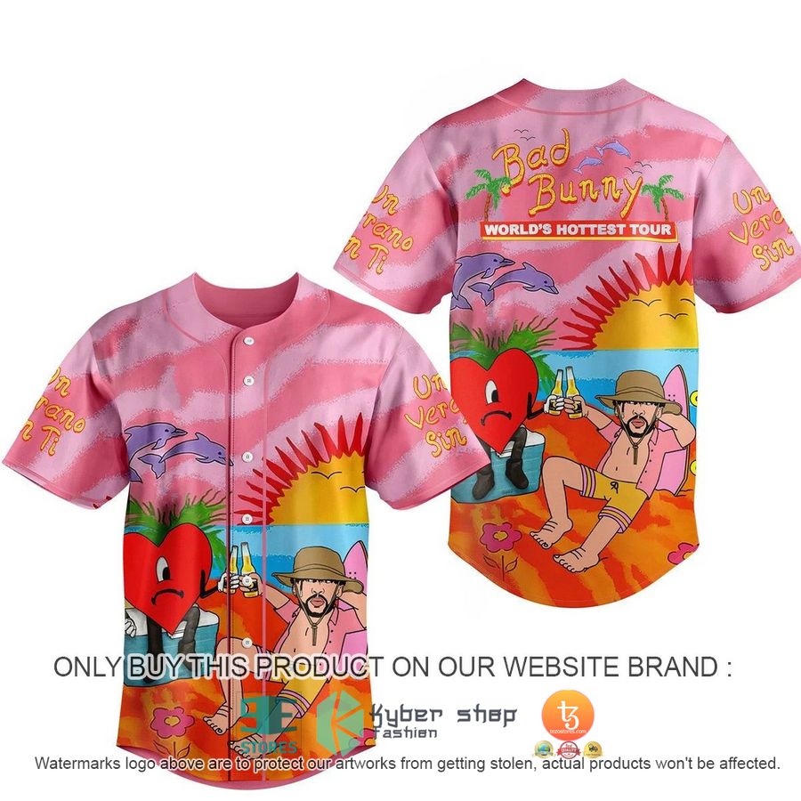 bad bunny worlds hottest tour album baseball jersey 1 53125