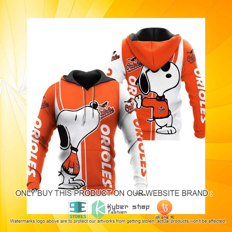 HOT Baltimore Orioles Snoopy 3D Over Printed Hoodie 3 baltimore orioles snoopy hoodie 3 41464