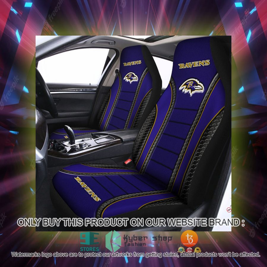 baltimore ravens blue car seat covers 2 8868