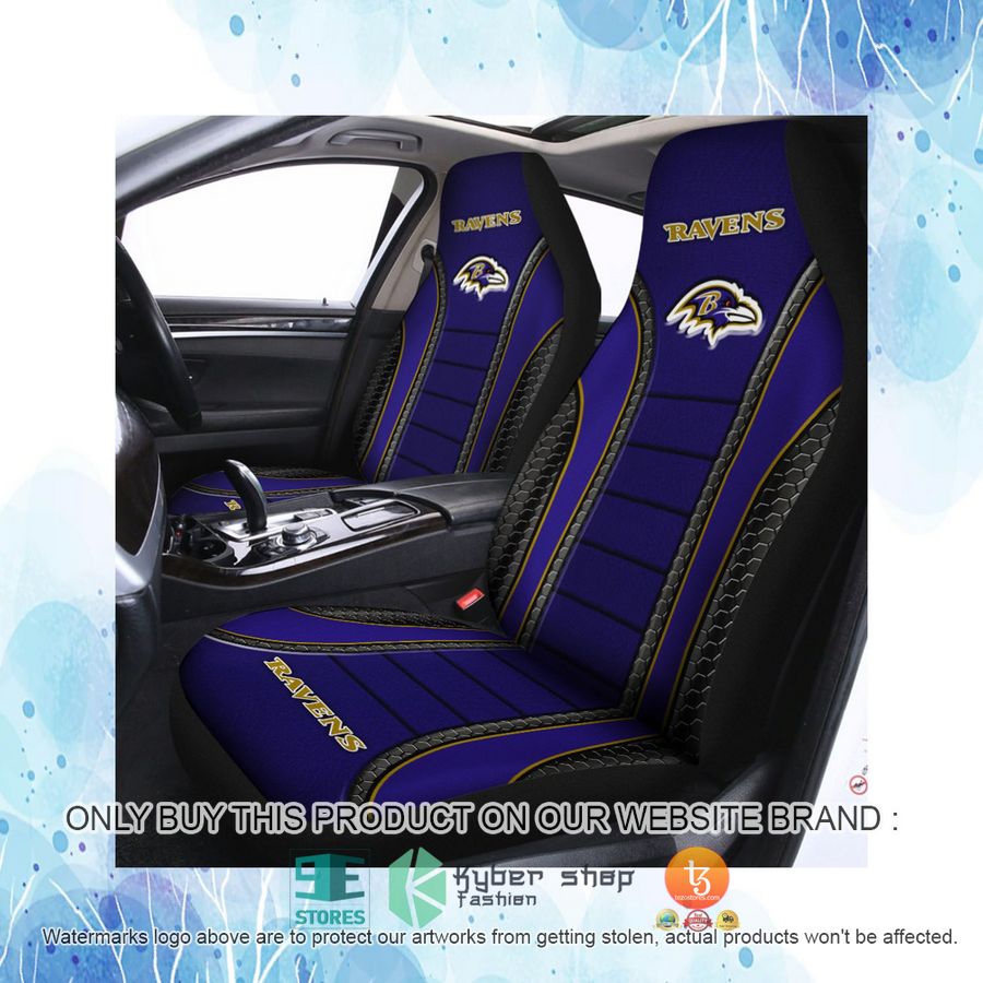 HOT Baltimore Ravens Blue Car Seat Covers 4 baltimore ravens blue car seat covers 4 27952
