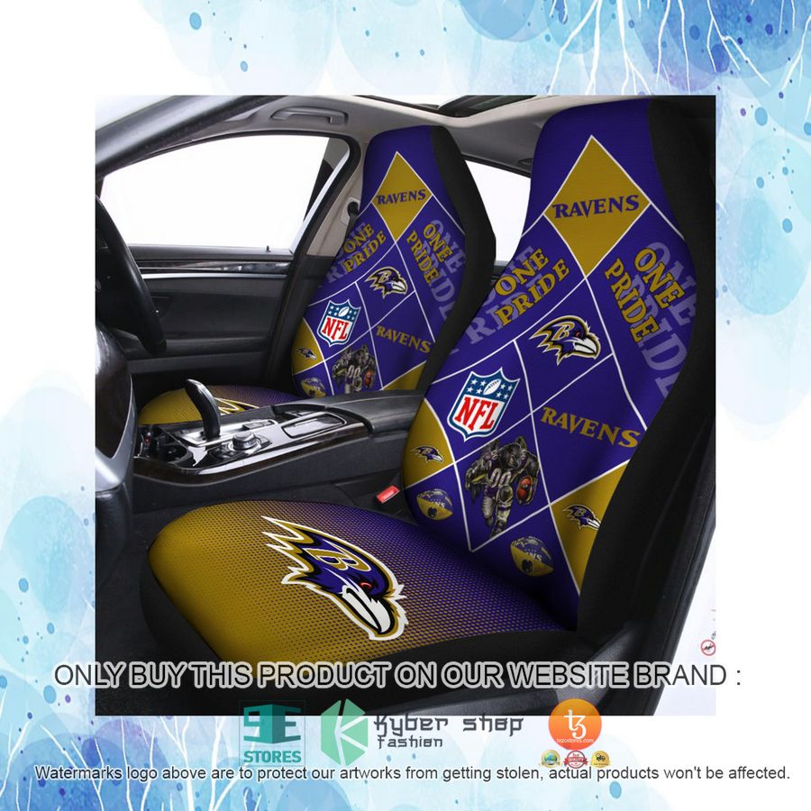 HOT Baltimore Ravens One Pride Car Seat Covers 4 baltimore ravens one pride car seat covers 4 17959