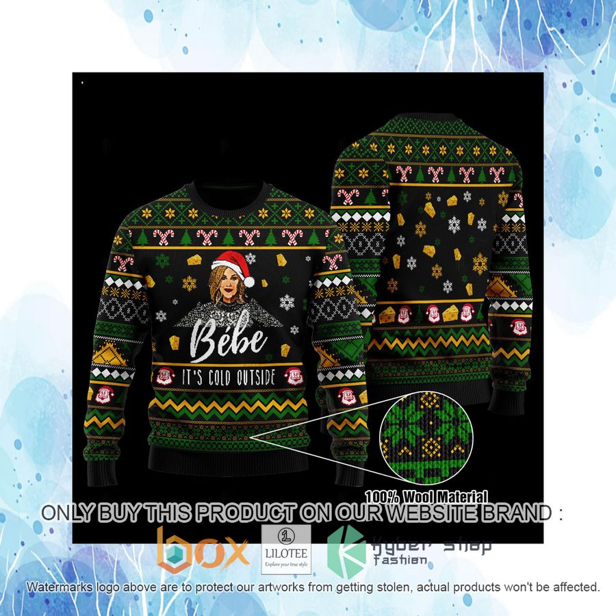 BeBe It's Cold Outside Black Wool Sweater 4 bebe its cold outside black wool sweater 4 76444