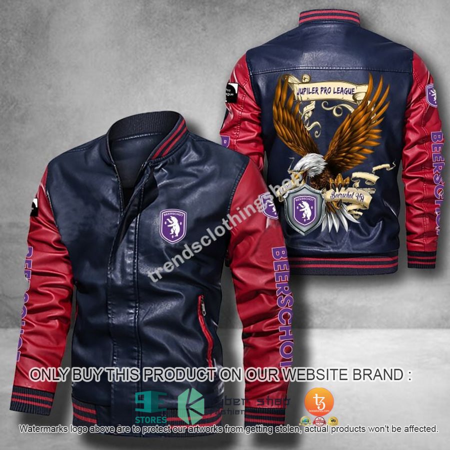 HOT Beerschot Eagle League Bomber Leather Jacket 4 beerschot eagle league leather bomber jacket 4 64524