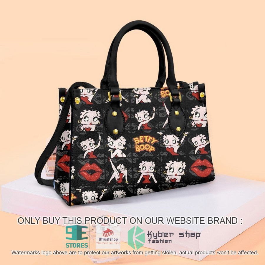 betty boop black leather bag 1 56236