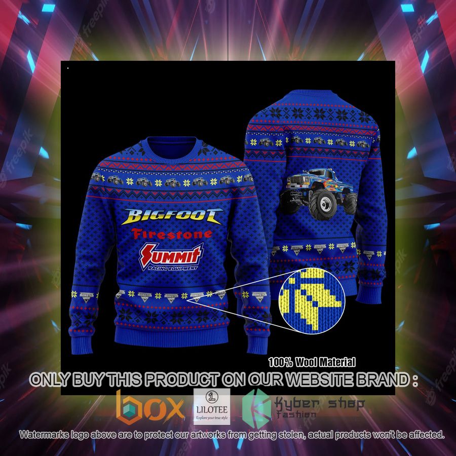 big foot firestone wool sweater 2 73478