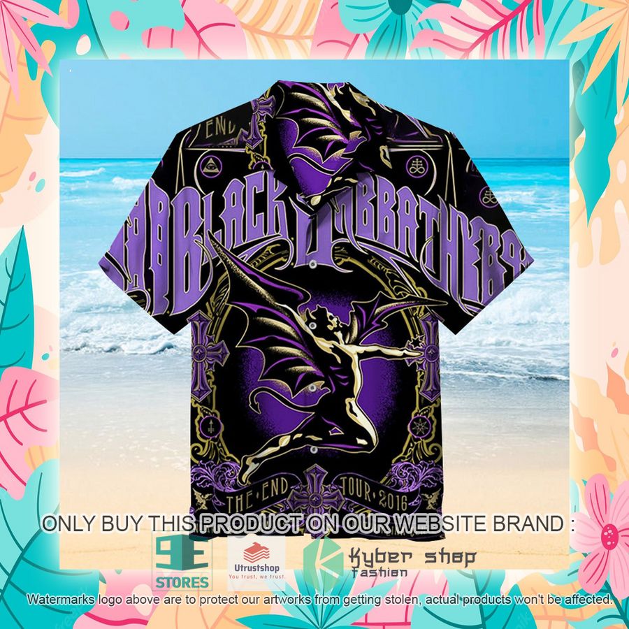 NEW BLACK SABBATH - 2016 THE END WORLD TOUR Hawaii Shirt 4 black sabbath 2016 the end world tour hawaiian shirt 4 31759