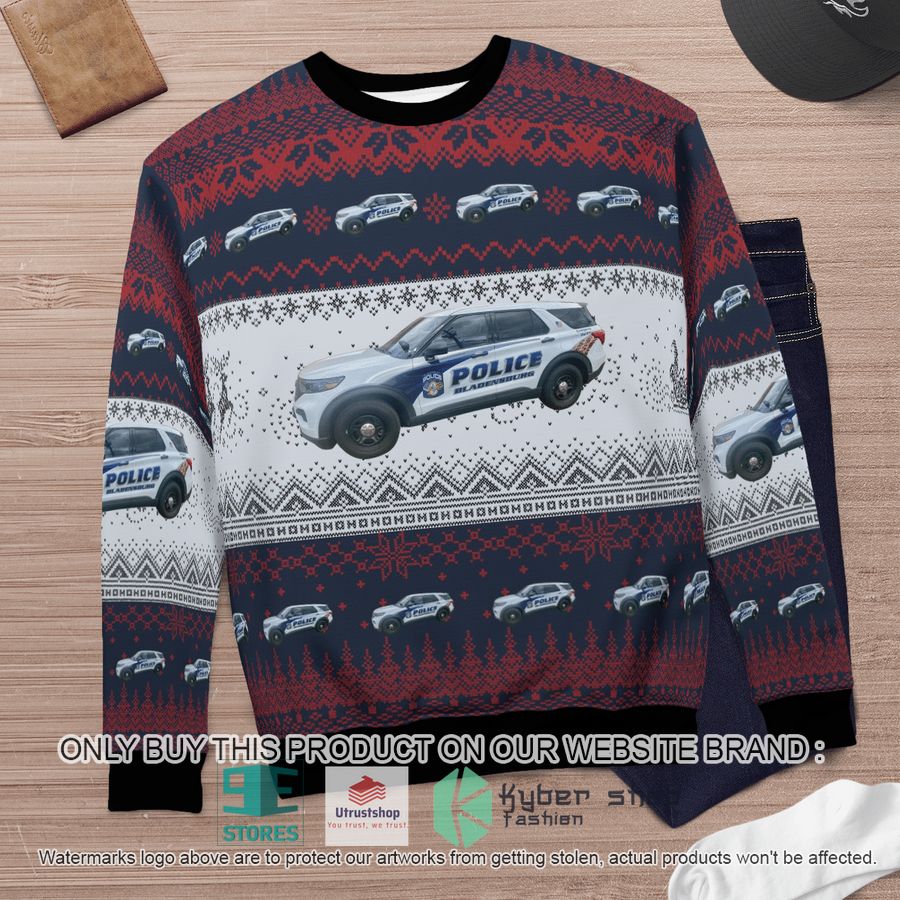 NEW Bladensburg Maryland Bladensburg Police Department Christmas Sweater 6 bladensburg maryland bladensburg police department christmas sweater 6 2644