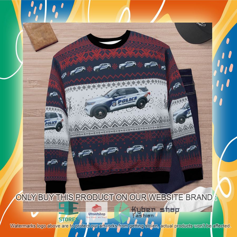 NEW Bladensburg Maryland Bladensburg Police Department Christmas Sweater 7 bladensburg maryland bladensburg police department christmas sweater 7 38611
