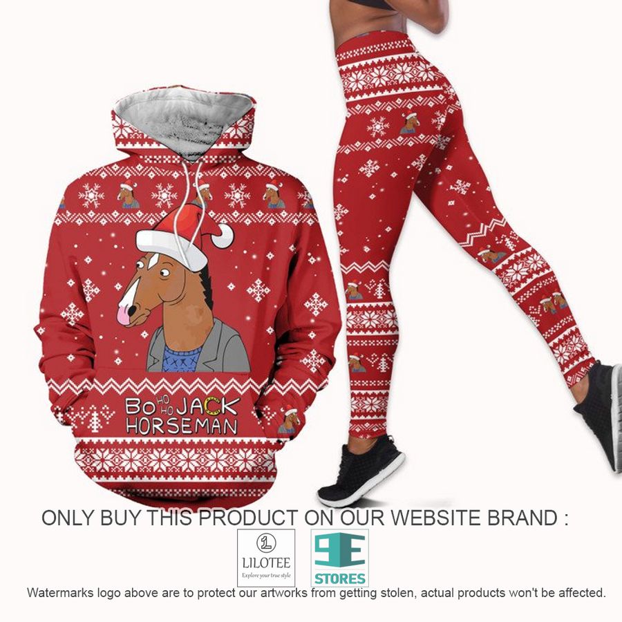 NEW BoJack Horseman Christmas 3D Hoodie, Legging 7 bojack horseman christmas 3d hoodie legging 1 16481