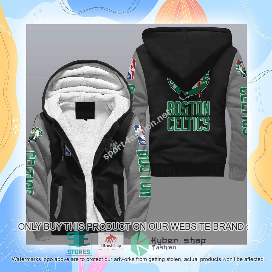 NEW Boston Celtics 3D Fleece Hoodie 6 boston celtics nba fleece hoodie 6 98446