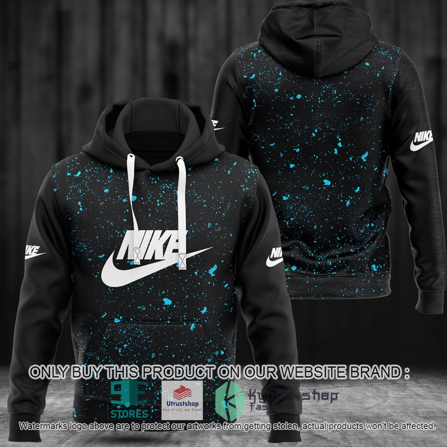 NEW Brand Nike logo black Full Print Hoodie 8 brand nike logo black 3d hoodie 1 53611