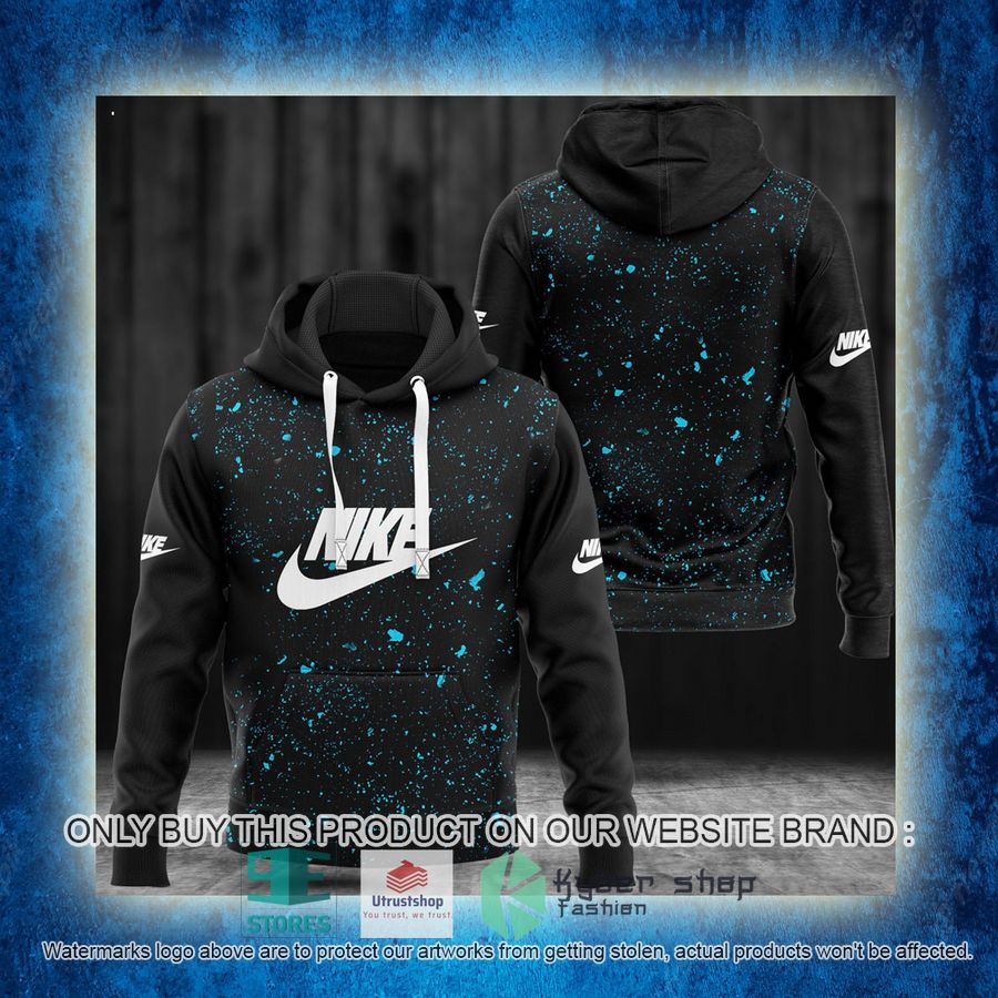 NEW Brand Nike logo black Full Print Hoodie 3 brand nike logo black 3d hoodie 3 48842